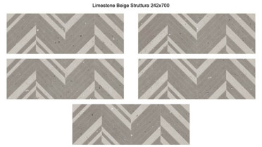 Настенная плитка Limestone Beige Struttura 24.2x70 от Eletto Ceramica (Россия)