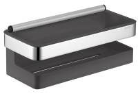 Полка Keuco Collection Moll антрацит 12759010001 черный/хром