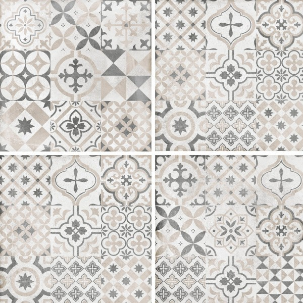 Керамогранит Цемент Стайл Орнамент (8мм) (7246-0005) 45x45 от Lasselsberger Ceramics (Россия)