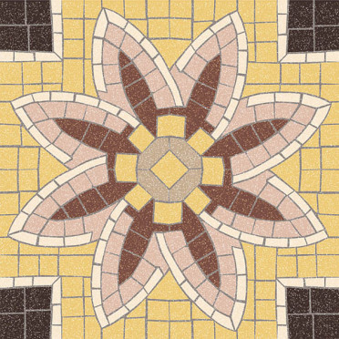 Декор BEL HISTOIRE OCTAVIE CABOCHON (VVS1515_098) 7.5x7.5 от Revoir Paris (Испания)