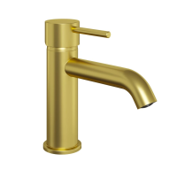 Смеситель для раковины PAINI Cox, удлиненный излив, матовое золото PVD