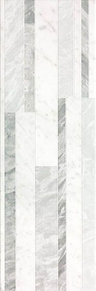 Настенная плитка Roma Diamond Deco White Brillante (fNIZ) 25x75 от FAP Ceramiche (Италия)