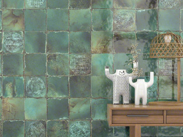 Декор Luca Picos Granate-B 20x20 от Vives Ceramica (Испания)