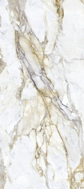 Керамогранит Calacatta Royal Polished (6 мм) (MN039AP271206) 120x270 от Moreroom (Китай)