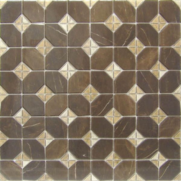 Керамогранит Iliada-PR Marron 43.5x43.5 от Vives Ceramica (Испания)