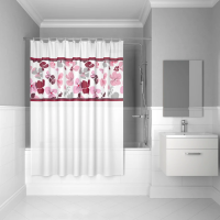 Штора для ванной Iddis Promo P23PV11i11 белый;розовый