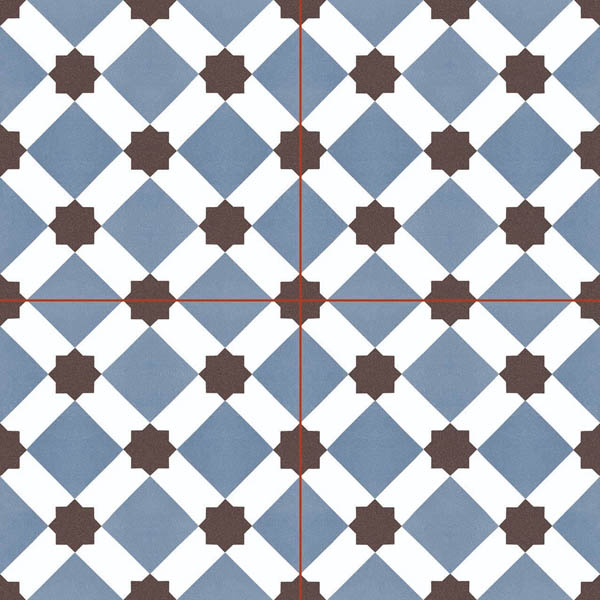 Напольная плитка NKR CHIC HOWARD BLUE 45x45 от NiceKer (Испания)