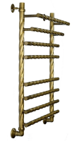 Полотенцесушитель водяной 600x1000 Двин F braid 4627166551465 бронза