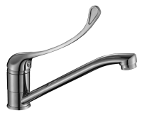 Смеситель для кухни Rossinka Y35-25 с локтевой рукояткой