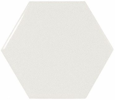 Настенная плитка SCALE HEXAGON WHITE (21911) 10.7x12.4 от Equipe Ceramicas (Испания)