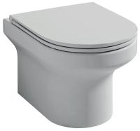 EDX114RU-00 Elite Rimless подвесной унитаз в комплекте с тонким сиденьем, креплениями