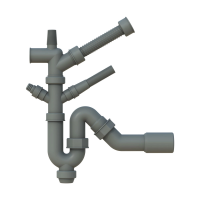 Отводная арматура Omoikiri NA-01 4956655 серый