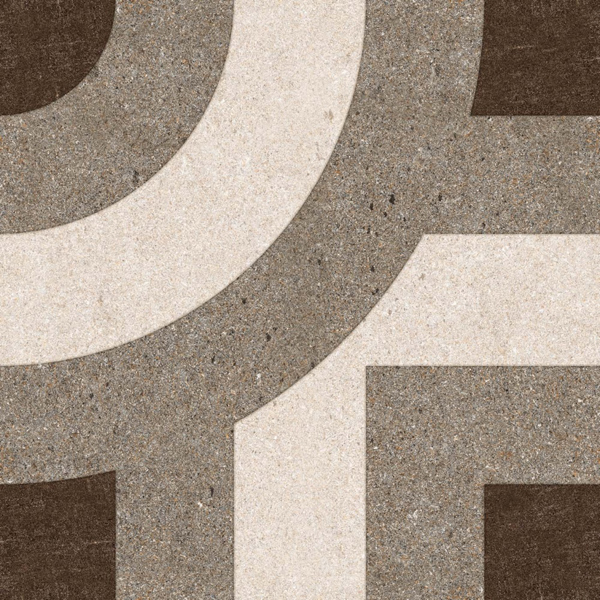 Керамогранит SPIN MENTA BROWN MATT IT (ITL84713) 40x40 от Gresant (Индия)