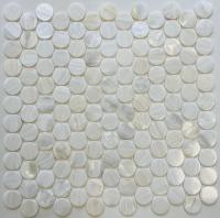 pixmosaic PIX752 из натурального перламутра, чип 25 мм, сетка 285х295х2 мм