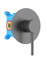 Смеситель для душа Aquatek Европа AQ1366BGM оружейная сталь