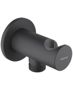 Шланговое подключение с держателем для душа Aquatek AQ2464MB черный