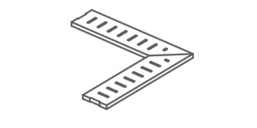 Спецэлемент SHALE SAND GRIGLIA ANGOLARE 2CM (Compl. 2pz)(SL02GGA6) 14x60 от Italgraniti (Италия)