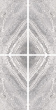 Керамогранит SUPREME Book Match Silver Levigato S/4 (77538) 60x120x1.2x2.4 от Cerdomus (Италия)