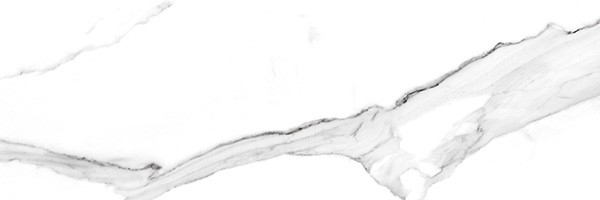 Настенная плитка White stream белый (16492) 25x75 от Mei (Германия)