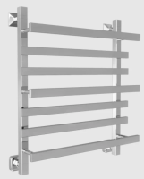 Полотенцесушитель водяной 500x850 Двин Q Plaza 4656759174217 хром