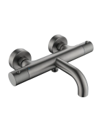 Смеситель для ванны Aquatek Европа AQ1343BGM оружейная сталь