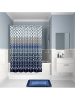 Штора для ванной Iddis Decor D07P218i11 голубой;синий
