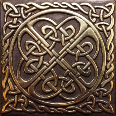 Декор BRONZO-25 вставка WALES латунная 5x5 от BronzoDecor (Россия)