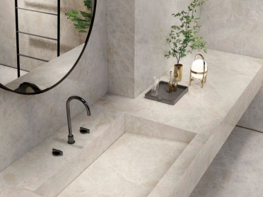 Керамогранит Yabo White Silk (12 мм) (MN787AR321612) 160x320 от Moreroom (Китай)