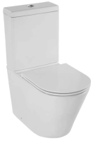 Унитаз-компакт напольный с бачком и сиденьем микролифт Jacob Delafon Rodin+ UJAB102-00+ETAB232-00+E23280-00 безободковый