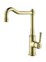 Смеситель для кухни Aquatek Классик AQ1580PG полированное золото
