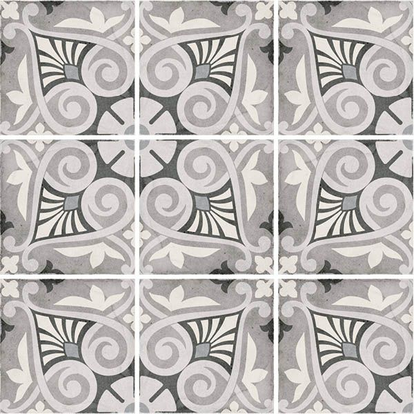 Керамогранит ART NOUVEAU OPERA GREY (24418) 20x20 от Equipe Ceramicas (Испания)