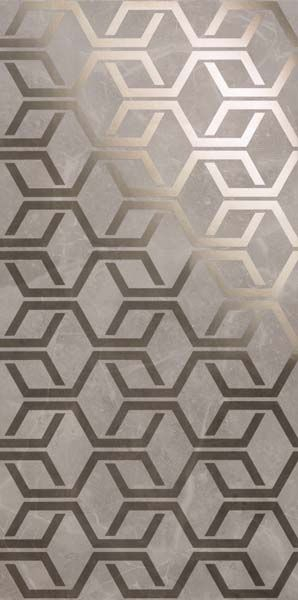 Декор Marvel Grey Fleury Hexagon 8MHG 40x80 от Atlas Concorde (Италия)