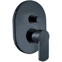 Смеситель для душа Cezares Glam GLAM-VDIM-NOP встраиваемый, черный