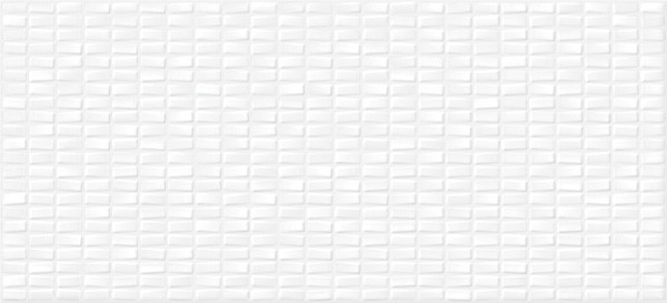 Настенная плитка Pudra мозаика рельеф белый (PDG053D) 20x44 от Cersanit (Россия)