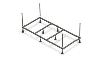 Каркас для ванны Cersanit Santana 150 см NEW (K-RW-SANTANA*150n)