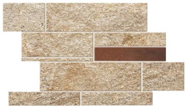 Мозаика Norde Oro Brick Corten (A597) 39x27.8 от Atlas Concorde (Италия)