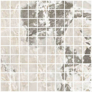 Мозаика ONYX&MORE WHITE BLEND GLO MOSAICO 3X3 (767759) 30x30 от Casa Dolce Casa (Италия)