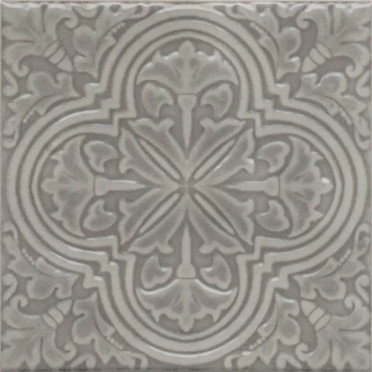 Декор Фес серый глянцевый (KMD3STA006BN) 15x15x0.77 от Kerama Marazzi (Россия)