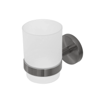 Стакан для ванной Cezares Relax RELAX-TUMS-GM оружейная сталь