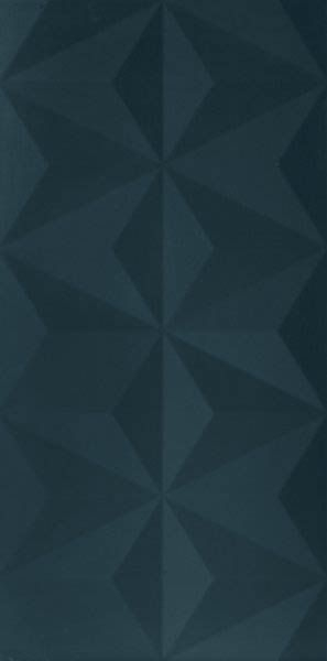 Настенная плитка 4D D732 DIAMOND DEEP BLUE MATT 40x80 от Marca Corona (Италия)