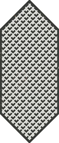 Декор Келуш 3 черно-белый (HGD/A482/35006) 14x34x6.9 от Kerama Marazzi (Россия)