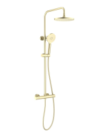 Душевая стойка Aquatek Европа AQ2343BG шлифованное золото