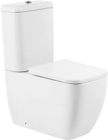 Унитаз-компакт напольный с бачком и сиденьем микролифт BelBagno Alpina BB10100CP+BB10100T+BB2032SC безободковый