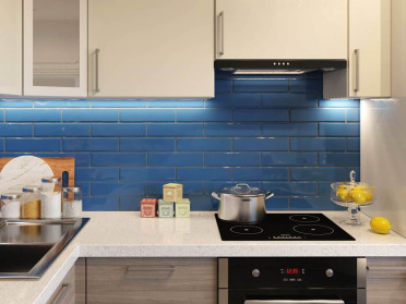 Настенная плитка MAIOLICA GLOSS WHITE 7.5x30 от TAU Ceramica (Испания)