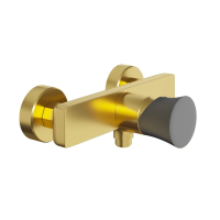 Смеситель для душа Paini Domus 18PJ511PZ, матовое золото PVD