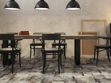 Керамогранит Shabbywood глаз. темно-серый (C-SY4M402D) 18.5x59.8 от Cersanit (Россия)