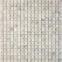pixmosaic PIX 239 Bianco carrara, чип 15х15 мм, сетка 305х305х4 мм, Матовая