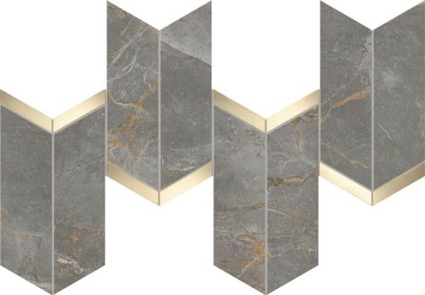 Мозаика Marvel X Fior di Bosco Mosaico Chevron Lappato (AF9A) 19.2x46.3 от Atlas Concorde (Италия)