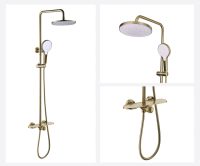 Душевой комплект Bronze de Luxe Icon 80112CG золото