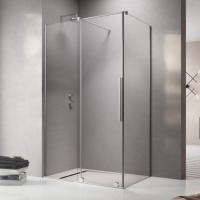 Душевая дверь в нишу левосторонняя Radaway Furo KDJ 72 см. профиль хром, стекло прозрачное